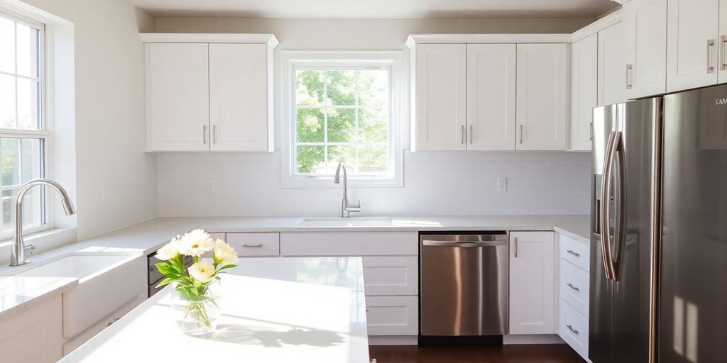Remodeled kitchen interior