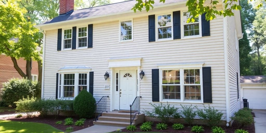 Druid Hills home exterior with fresh remodeling.