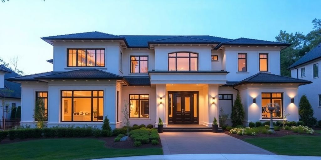 Renovated house in Buckhead with modern exterior.
