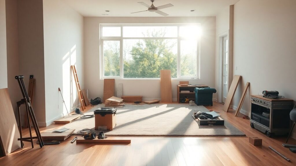 Chastain Park home remodeling in progress.
