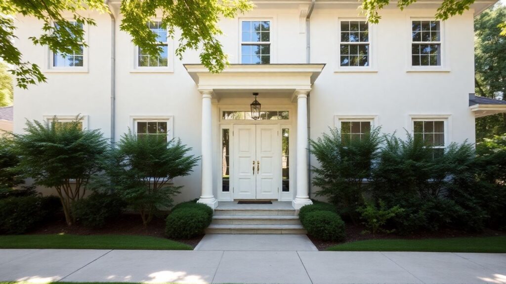 Chastain Park house renovation exterior with modern design.