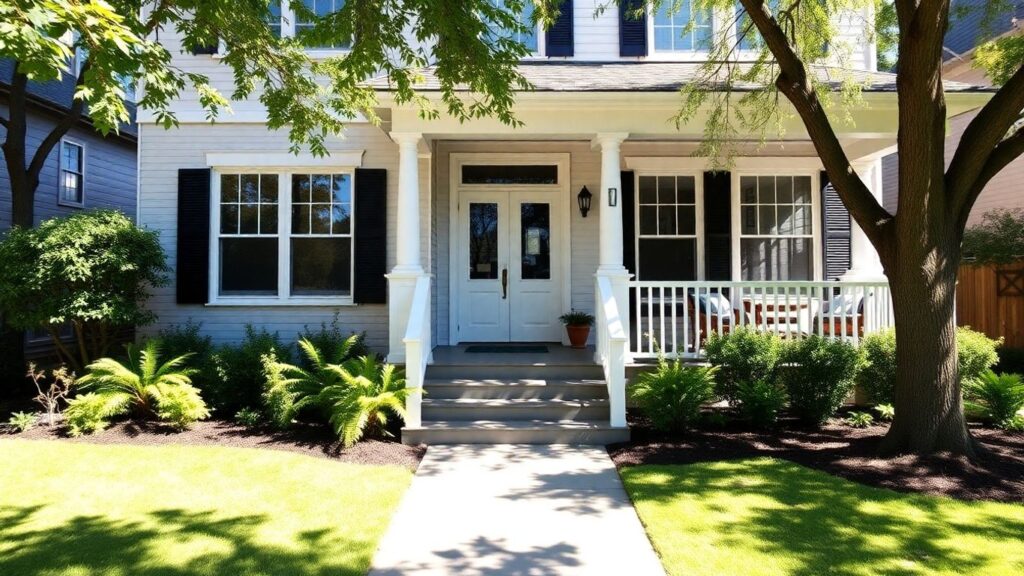 Ansley Park home with landscaping and porch.