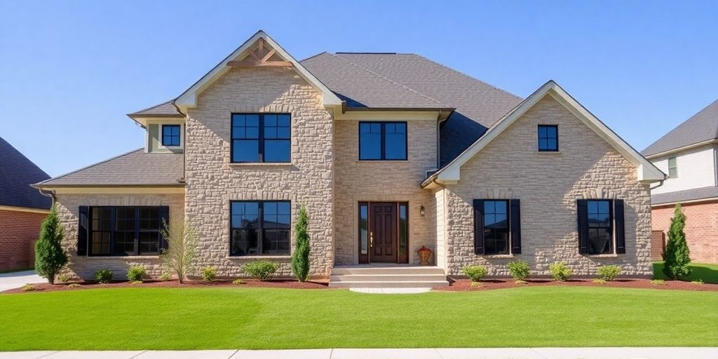 Peachtree City custom home construction site.