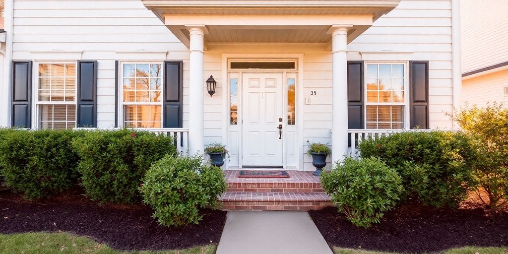 Peachtree City home exterior with professional remodeling.