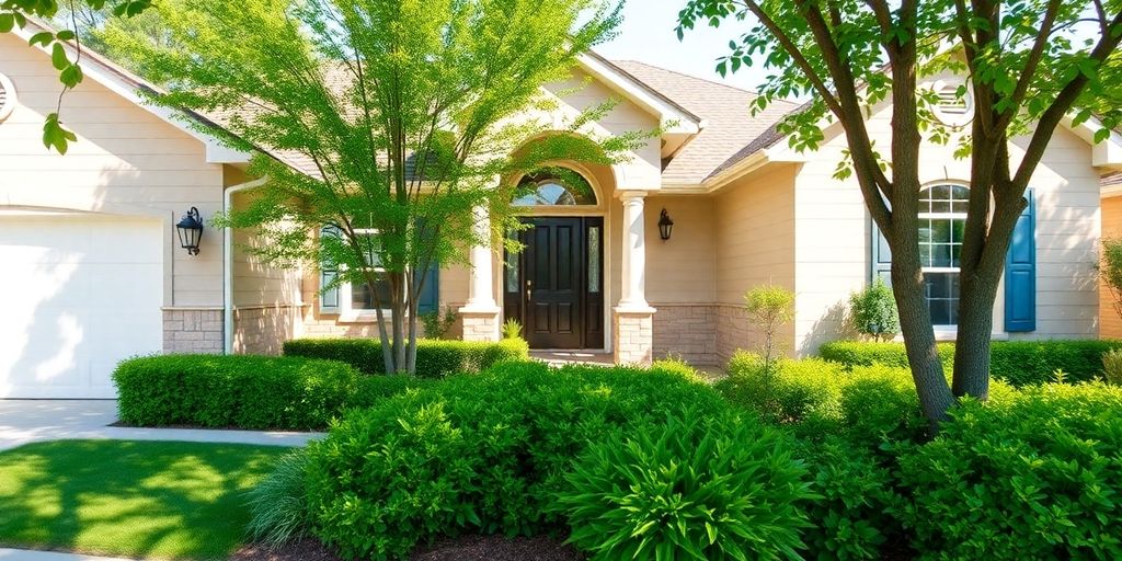 Remodeled home exterior with pristine landscaping in Virginia-Highland.