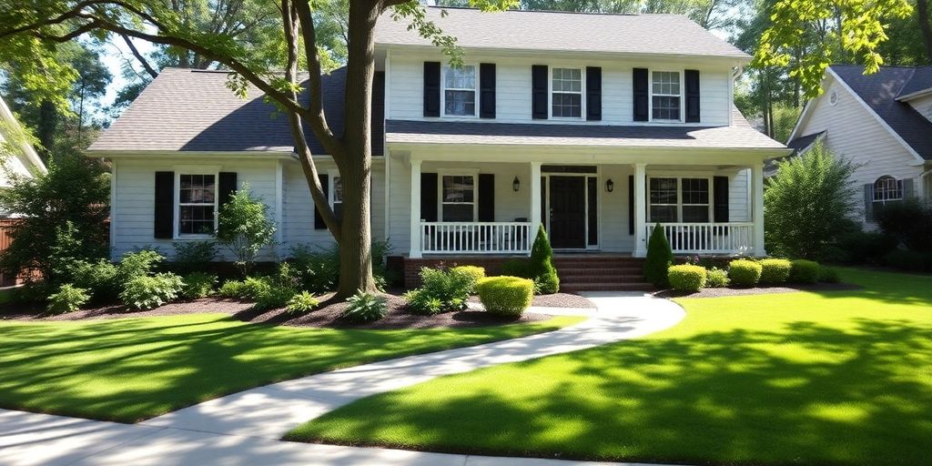 Druid Hills home exterior with renovation.