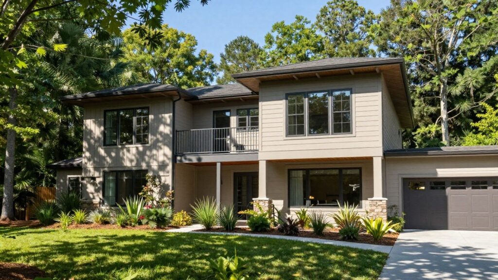 Home addition in Berkeley Lake, Georgia